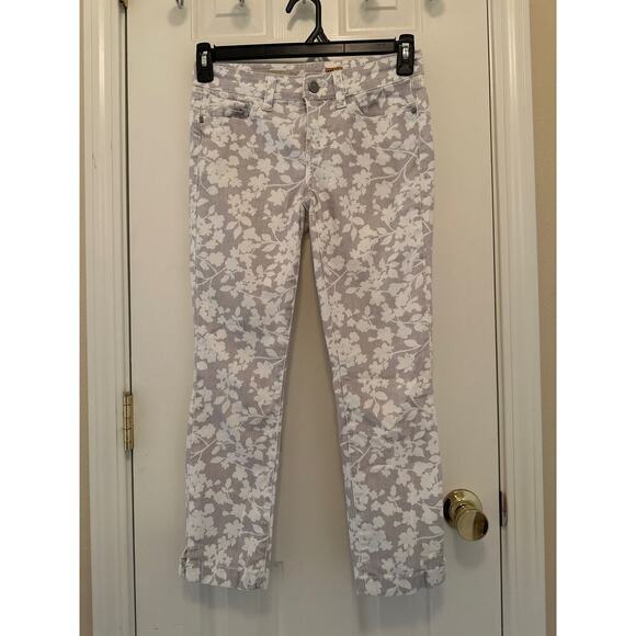 Pilcro and the Letterpress Pants - Anthropologie Pilcro Floral Jeans Size 26